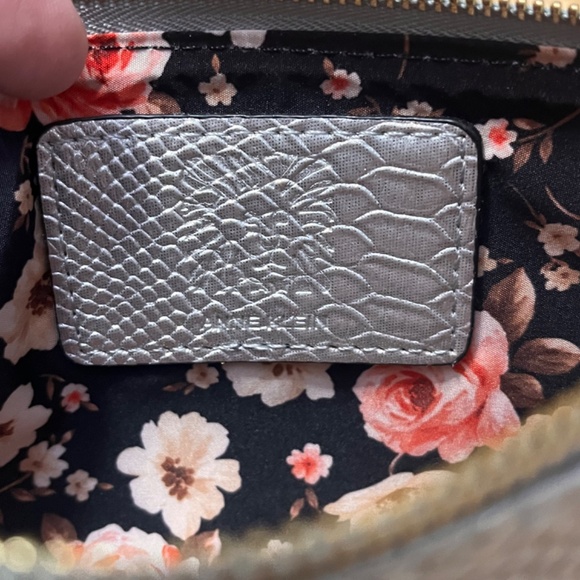 Anne Klein Silver Snakeskin Wristlet Chained - Picture 7 of 8